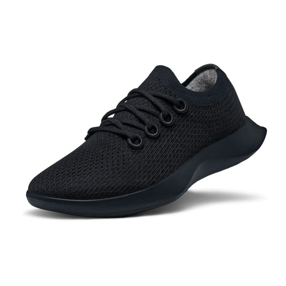 Allbirds Men's Tree Dashers - Running Shoes Black - RMD734162